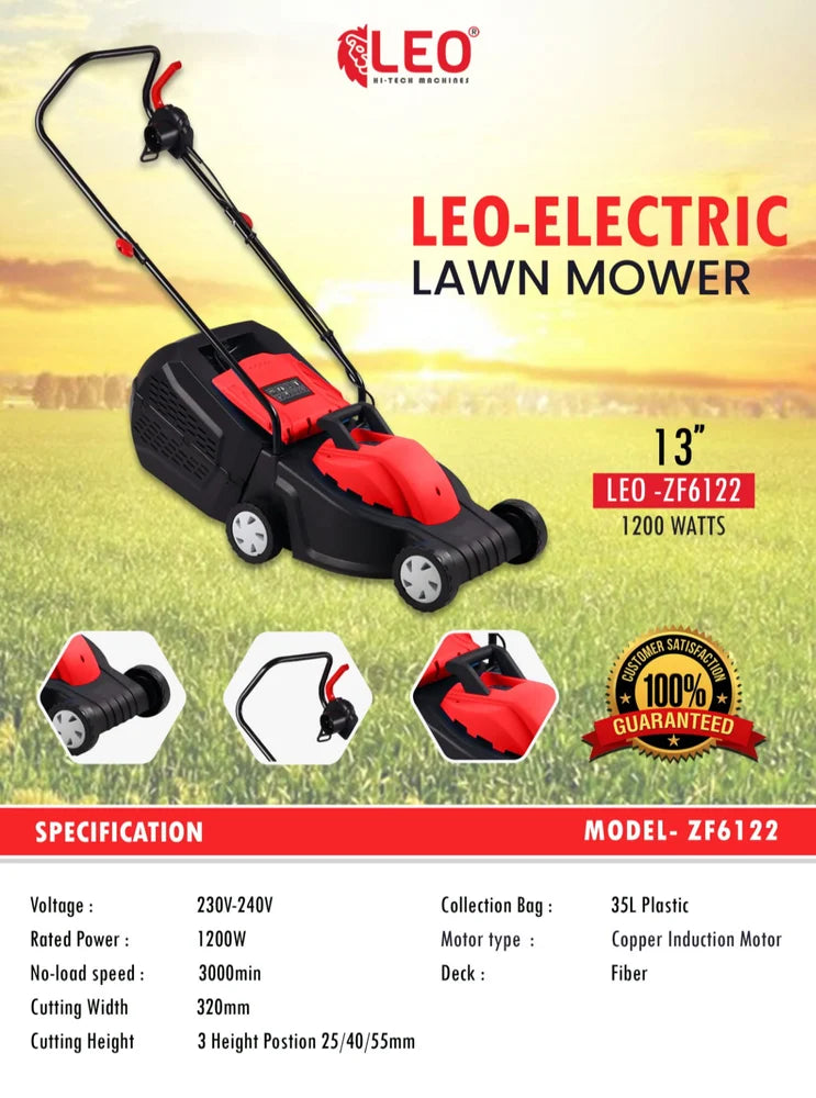Leo Rotary Lawn Mower Model Zf - 6124