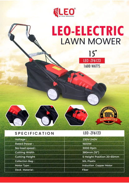 LEO ROTARY LAWN MOWER MODEL ZF - 6123