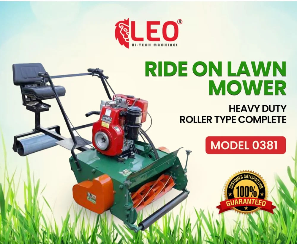 Leo Diesel Ride On Lawn Mower Model - 0381
