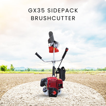 Brush Cutter 35cc 4 Stroke Side Pack Crop Cutter Brush Petrol Engine