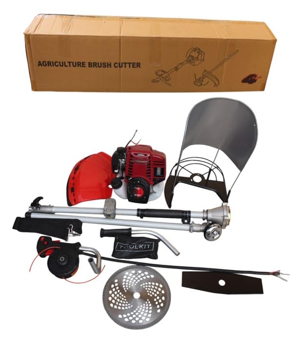Brush Cutter 35cc 4 Stroke Side Pack Crop Cutter Brush Petrol Engine