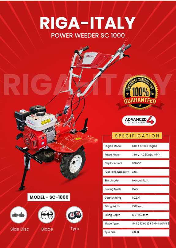 RIGA ITALY POWER WEEDER  MODEL SC1000