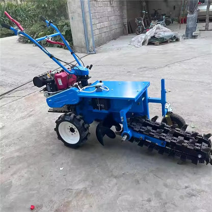 DOUBLE CHAIN SELF PROPELLED PORTABLE TRENCHER