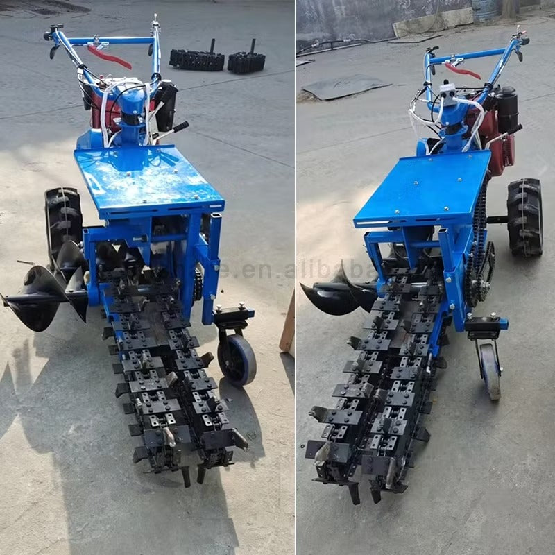 DOUBLE CHAIN SELF PROPELLED PORTABLE TRENCHER
