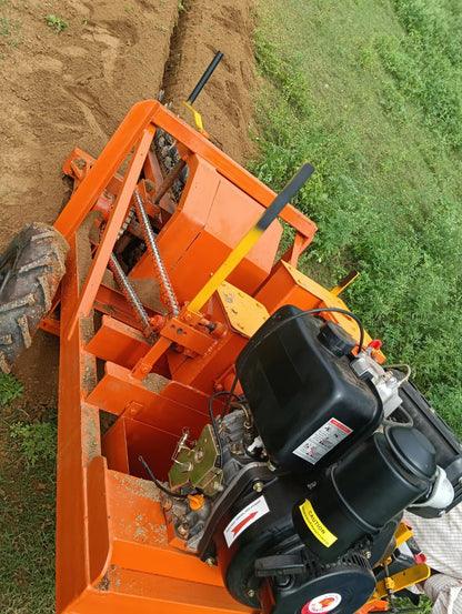 KAMA 188F SELF PROPELLED ENGINE PORTABLE TRENCHER